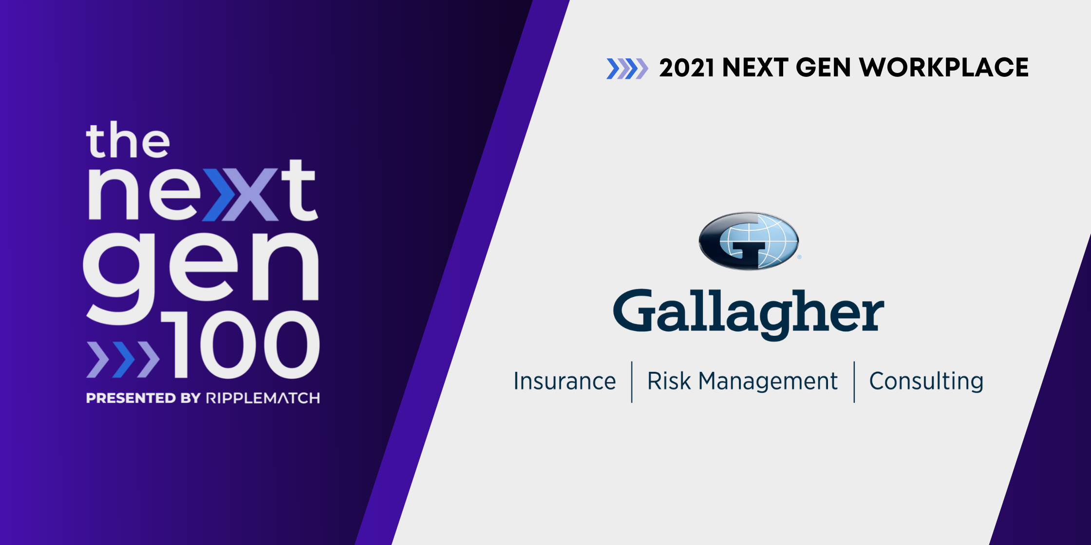 Gallagher is a Top 100 Next Gen Workplace 2021